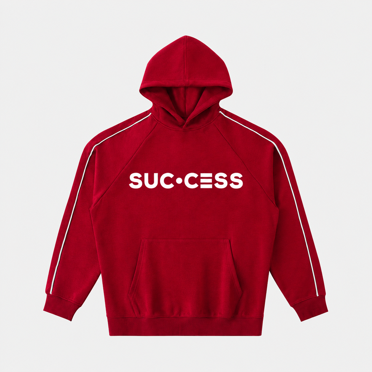 Suc•cess Piping Hoodie - Brick