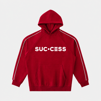 Suc•cess Piping Hoodie - Brick