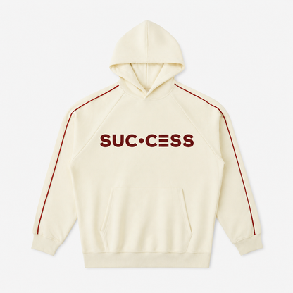 Suc•cess Piping Hoodie - Apricot