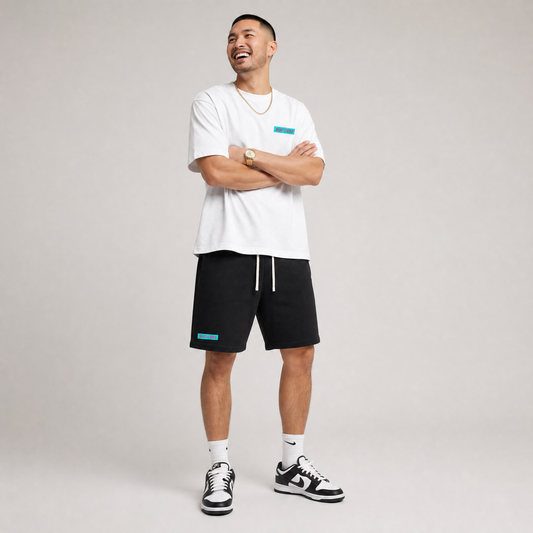 Essential Cotton Shorts - Miami Vice