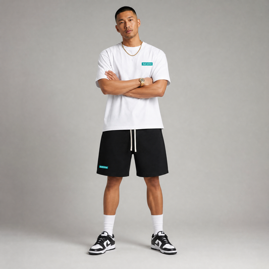 Essential Cotton Shorts - Turbo Teal