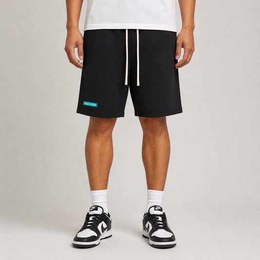 Essential Cotton Shorts - Turbo Teal